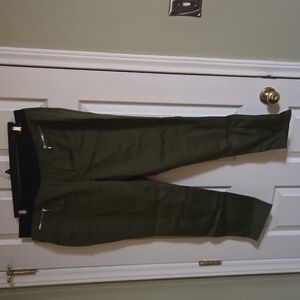 Pair of GUC olive green slim fit pants. Size 2X